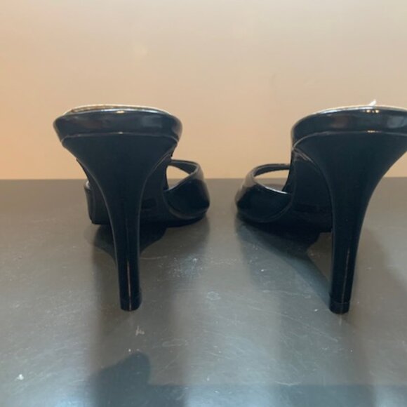 Cute black mules size 10 - Picture 2 of 4